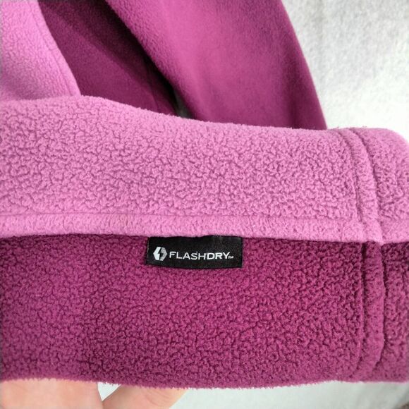 The North Face Full Zip Jacket Wmns S Fleece Pink Flash Dry Outdoor Lightweight - Picture 12 of 13